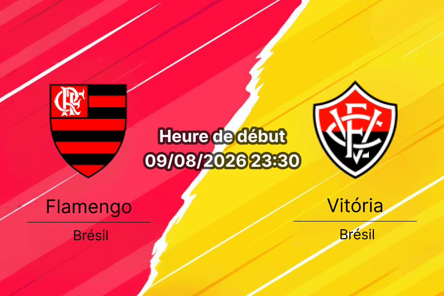 Pronostic Flamengo EC Vitória Salvador – Maracanã Rio de Janeiro, Série A Rodada 22, 9 août 2026