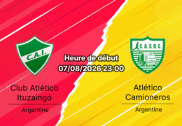 Pronostic Ituzaingó Camioneros – Estadio de Ituzaingó, Primera B Metropolitana Fecha 29, 7 août 2026