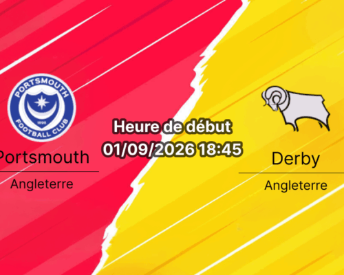 Pronostic Portsmouth Derby – Fratton Park, 4e journée de Championship 2026-2027, 1er septembre 2026
