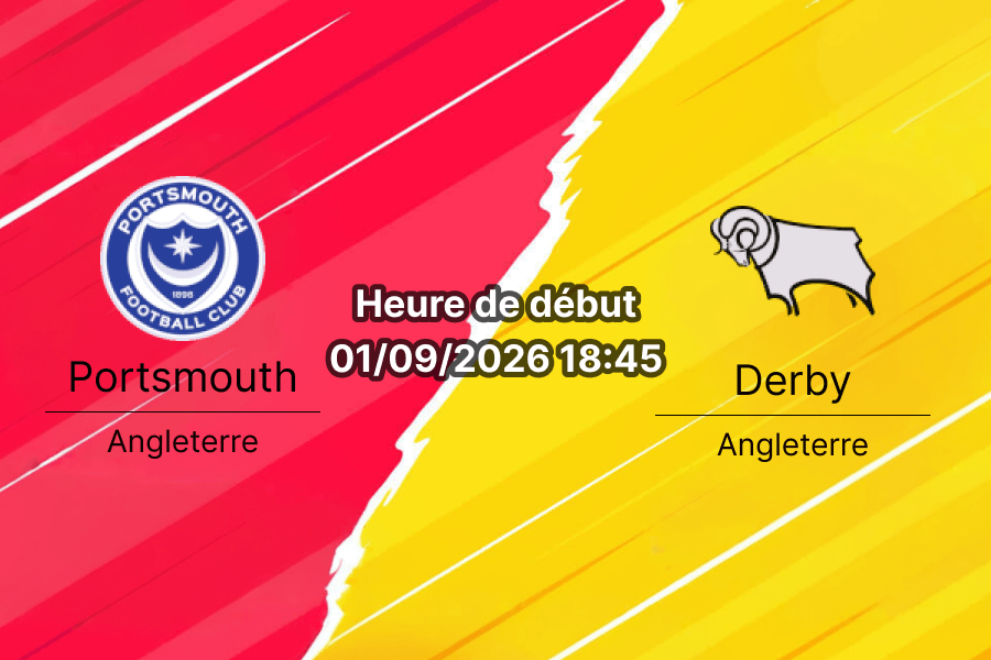 Pronostic Portsmouth Derby – Fratton Park, 4e journée de Championship 2026-2027, 1er septembre 2026