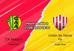Pronostic Aldosivi Union de Santa Fe – Estadio José María Minella, Liga Profesional Clausura 21 août 2026