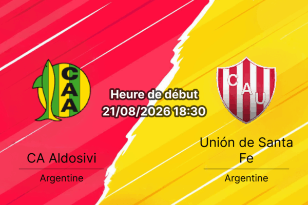 Pronostic Aldosivi Union de Santa Fe – Estadio José María Minella, Liga Profesional Clausura 21 août 2026