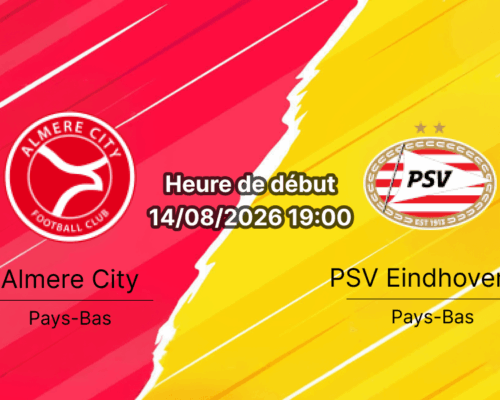 Pronostic Almere City Jong PSV – Yanmar Stadion Almere, Eerste Divisie 14 août 2026