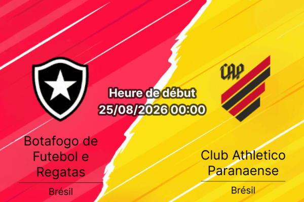 Pronostic Botafogo Athletico Paranaense – Estádio Nilton Santos, Brasileirão rodada 24, 25 août 2026