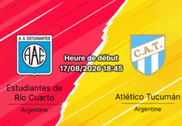 Pronostic Estudiantes Río Cuarto Atlético Tucumán – Estadio Antonio Candini, Argentine Clausura 2026