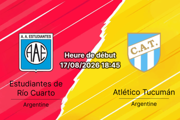 Pronostic Estudiantes Río Cuarto Atlético Tucumán – Estadio Antonio Candini, Argentine Clausura 2026