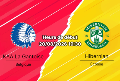 Pronostic Gent Hibernian – Planet Group Arena Gent, Conference League 20 août 2026
