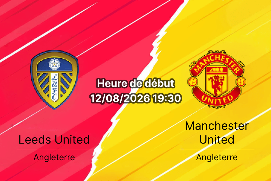 Pronostic Leeds Manchester United – Croke Park Dublin, match amical 12 août 2026