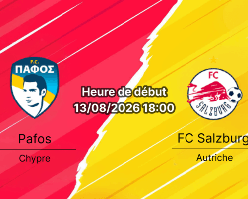 Pronostic Pafos Salzburg – Alphamega Stadium Kolossi, Europa League 3e tour 13 août 2026