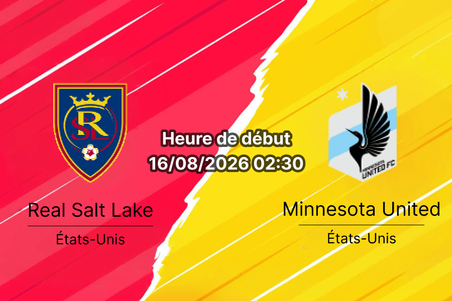 Pronostic Real Salt Lake Minnesota United – America First Field Sandy, MLS 16 août 2026