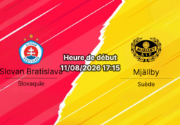 Pronostic Slovan Bratislava Mjällby — Tehelné pole, Ligue des Champions 2026/27, Bratislava, 11 août 2026