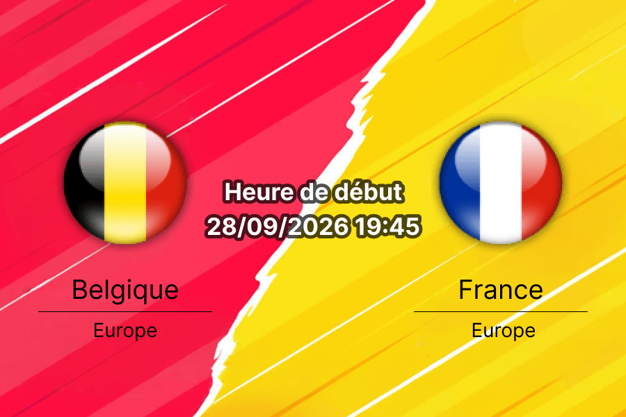 Pronostic Belgique France – Stade Roi Baudouin Bruxelles, Ligue des Nations League A Groupe A1, 28 septembre 2026