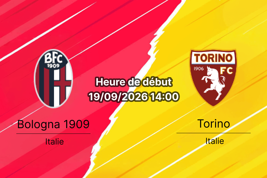Pronostic Bologna Torino – Stadio Renato Dall'Ara, Serie A journée 5, 19 septembre 2026