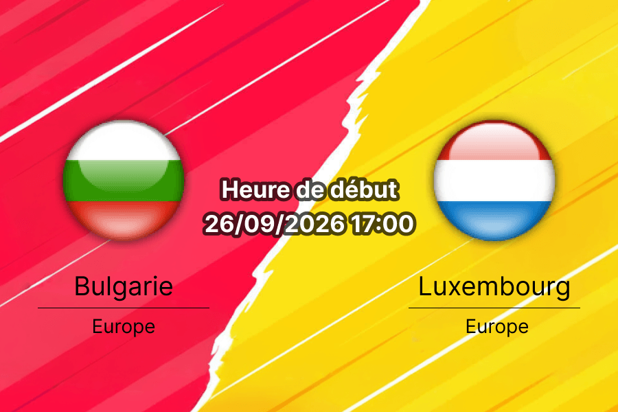 Pronostic Bulgarie Luxembourg – Stadion Hristo Botev Plovdiv, Ligue des Nations Groupe C4, 26 septembre 2026