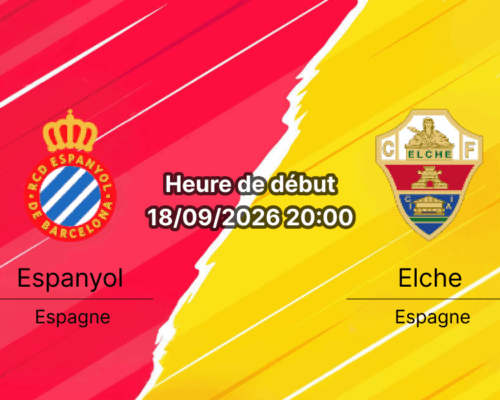 Pronostic Espanyol Elche – RCDE Stadium, LaLiga journée 7, 18 septembre 2026