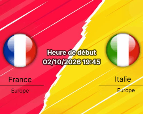Pronostic France Italie — Stade de France Saint-Denis, UEFA Nations League Ligue A Groupe 1, 2 octobre 2026