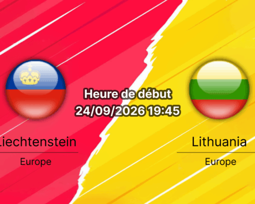 Pronostic Liechtenstein Lituanie – Rheinpark Stadion Vaduz, Nations League D 24 septembre 2026