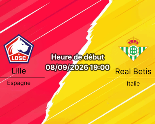 Pronostic Lille Real Betis – Stade Pierre-Mauroy Villeneuve-d'Ascq, Ligue des champions UEFA, 1ère journée, 8 septembre 2026
