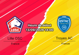 Pronostic Lille Troyes – Stade Pierre-Mauroy Villeneuve-d'Ascq, Ligue 1 journée 4, 13 septembre 2026