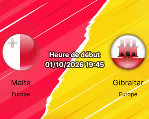 Pronostic Malte Gibraltar – Ta'Qali National Stadium, UEFA Nations League Ligue D Groupe 1 Journée 3, 1er octobre 2026
