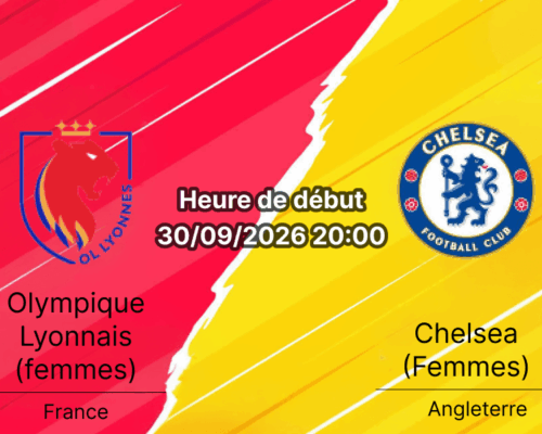 Pronostic OL Lyonnes Chelsea femmes – Parc OL Lyon, UWCL Phase de ligue Journée 2, 30 septembre 2026