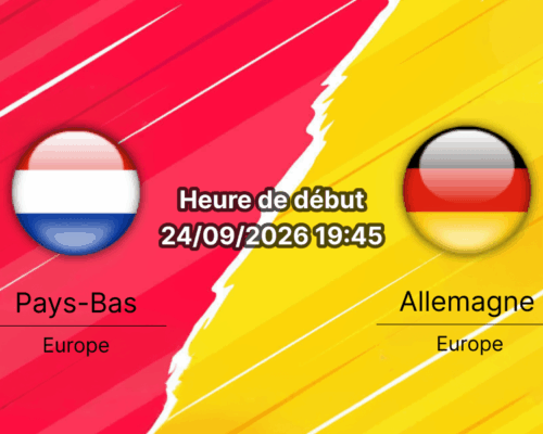 Pronostic Pays-Bas Allemagne – Johan Cruyff Arena Amsterdam, Nations League A 24 septembre 2026