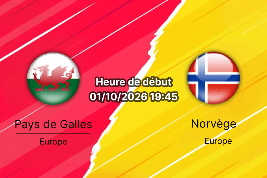 Pronostic Pays de Galles Norvège – Cardiff City Stadium, UEFA Nations League Ligue A Groupe 4 Journée 3, 1er octobre 2026