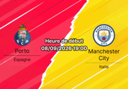 Pronostic Porto Manchester City – Estádio do Dragão Porto, Ligue des champions UEFA, 1ère journée, 8 septembre 2026