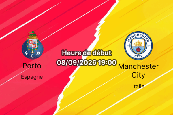 Pronostic Porto Manchester City – Estádio do Dragão Porto, Ligue des champions UEFA, 1ère journée, 8 septembre 2026