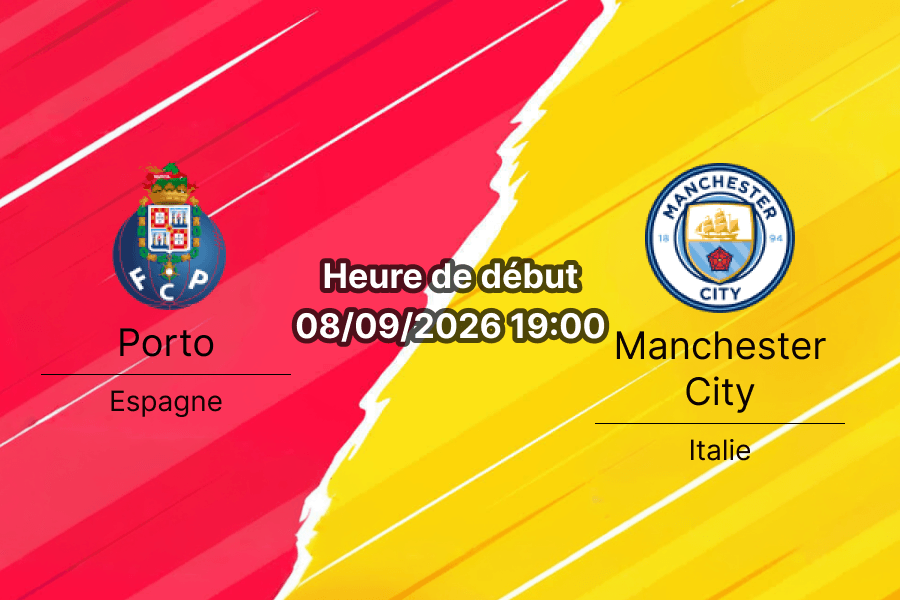 Pronostic Porto Manchester City – Estádio do Dragão Porto, Ligue des champions UEFA, 1ère journée, 8 septembre 2026