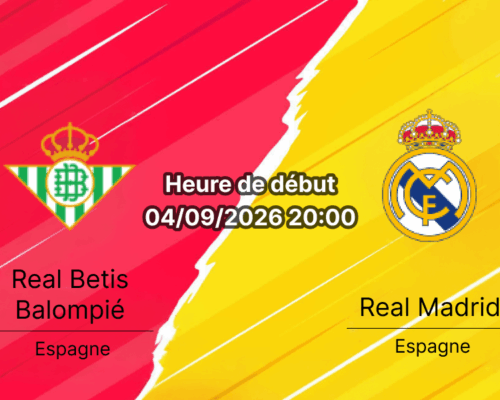 Pronostic Real Betis Real Madrid – Estadio La Cartuja Séville, La Liga 4e journée 4 septembre 2026
