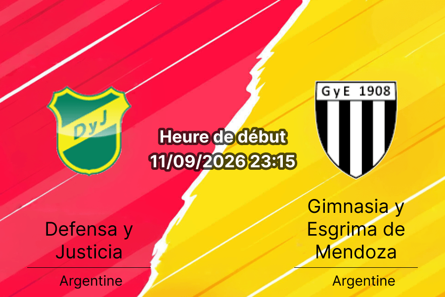 Pronostic Defensa y Justicia Gimnasia Mendoza – Estadio Tito Tomaghello, Liga Profesional Clausura 11 septembre 2026