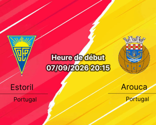 Pronostic Estoril Arouca – Estádio António Coimbra da Mota, Liga Portugal 5e journée 7 septembre 2026