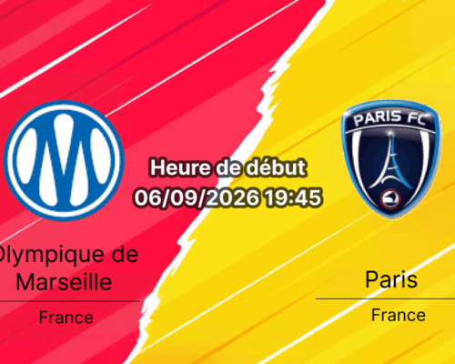 Pronostic Marseille Paris FC – Stade Vélodrome, Ligue 1 3e journée 6 septembre 2026