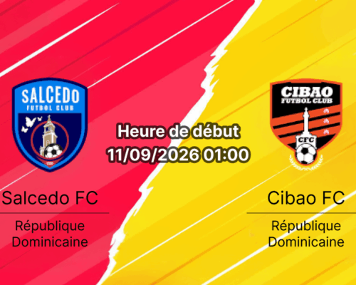 Pronostic Salcedo FC Cibao FC – Polideportivo Moca, Copa Caribe Concacaf 11 septembre 2026