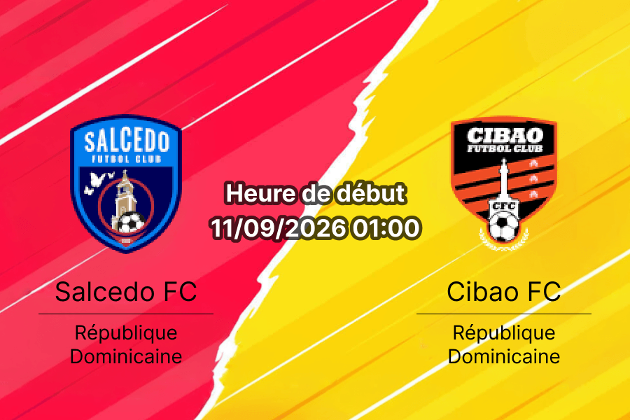 Pronostic Salcedo FC Cibao FC – Polideportivo Moca, Copa Caribe Concacaf 11 septembre 2026