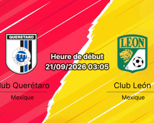 Pronostic Querétaro León – Estadio La Corregidora, Liga MX Apertura 2026 journée 9, 21 septembre 2026