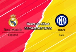 Pronostic Real Madrid Inter – Santiago Bernabéu Madrid, Ligue des champions UEFA, 1ère journée, 8 septembre 2026