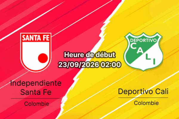 Pronostic Santa Fe Deportivo Cali – Estadio El Campín, Liga BetPlay Finalización 2026 journée 12