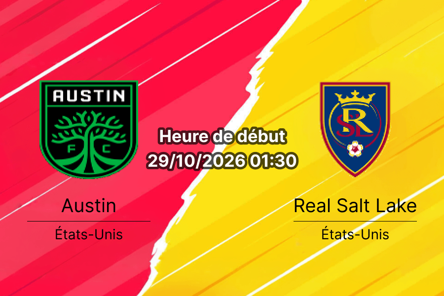 Pronostic Austin FC Real Salt Lake – Q2 Stadium, Austin, MLS 2026, 29 octobre 2026