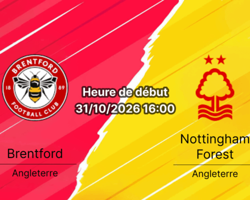 Pronostic Brentford Nottingham Forest – Gtech Community Stadium, Premier League GW9, 31 octobre 2026