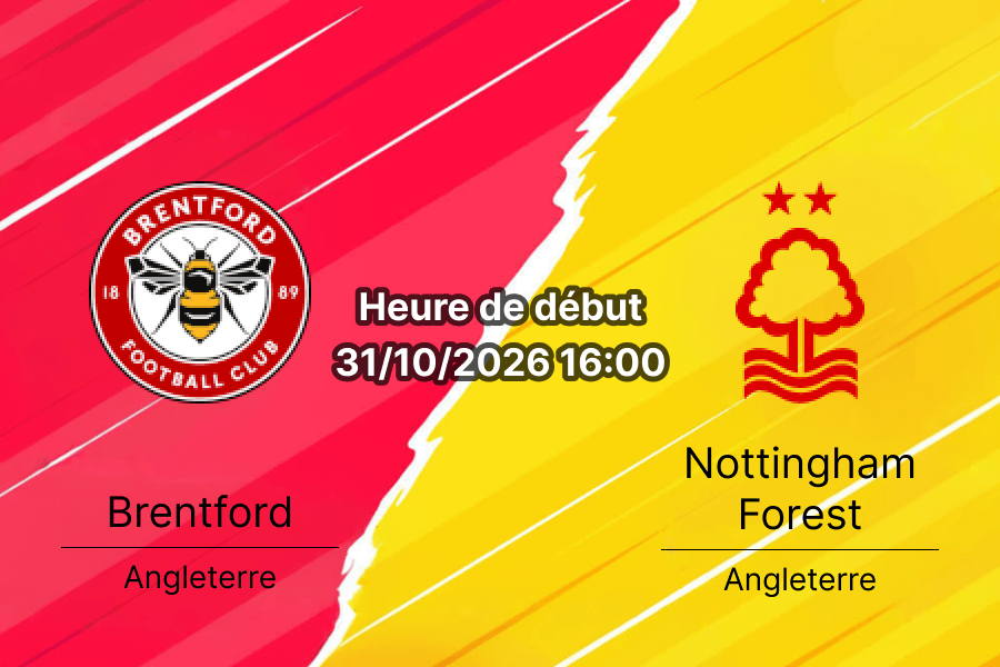 Pronostic Brentford Nottingham Forest – Gtech Community Stadium, Premier League GW9, 31 octobre 2026