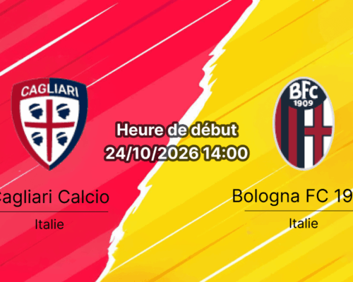 Pronostic Cagliari Bologna – Unipol Domus, Serie A Journée 8, 24 octobre 2026, Cagliari