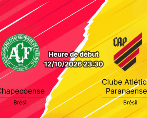 Pronostic Chapecoense Atlético Paranaense – Arena Condá, Brasileirão Série A J30, 12 octobre 2026