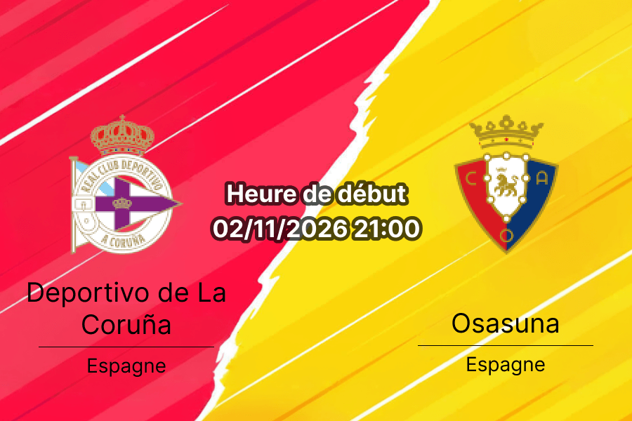 Pronostic Deportivo Osasuna – Estadio Riazor La Coruna, La Liga Journée 11, 2 novembre 2026