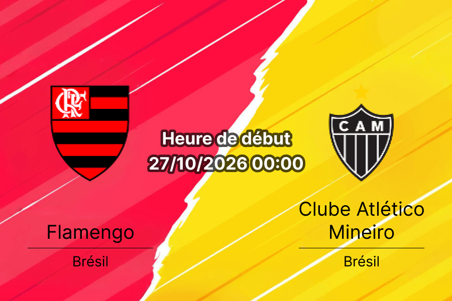 Pronostic Flamengo Atlético Mineiro – Estádio do Maracanã, Brasileirão Série A Journée 32, 26 octobre 2026, Rio de Janeiro