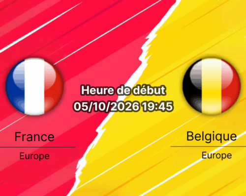 Pronostic France Belgique — Stade de France Saint-Denis, UEFA Nations League Ligue A Groupe 1, 5 octobre 2026