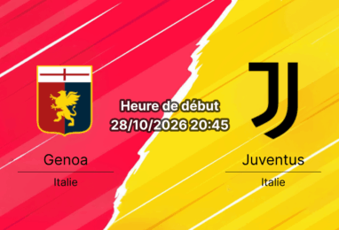 Pronostic Genoa Juventus – Stadio Luigi Ferraris, Gênes, Serie A Journée 9, 28 octobre 2026