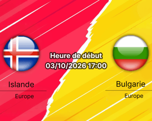 Pronostic Islande Bulgarie — Laugardalsvöllur Reykjavik, UEFA Nations League Ligue C Groupe 4, 3 octobre 2026