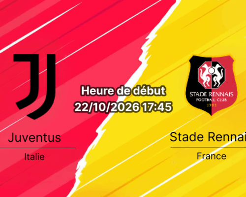 Pronostic Juventus Stade Rennais – Allianz Stadium Turin, UEFA Europa League Journée 3, 22 octobre 2026